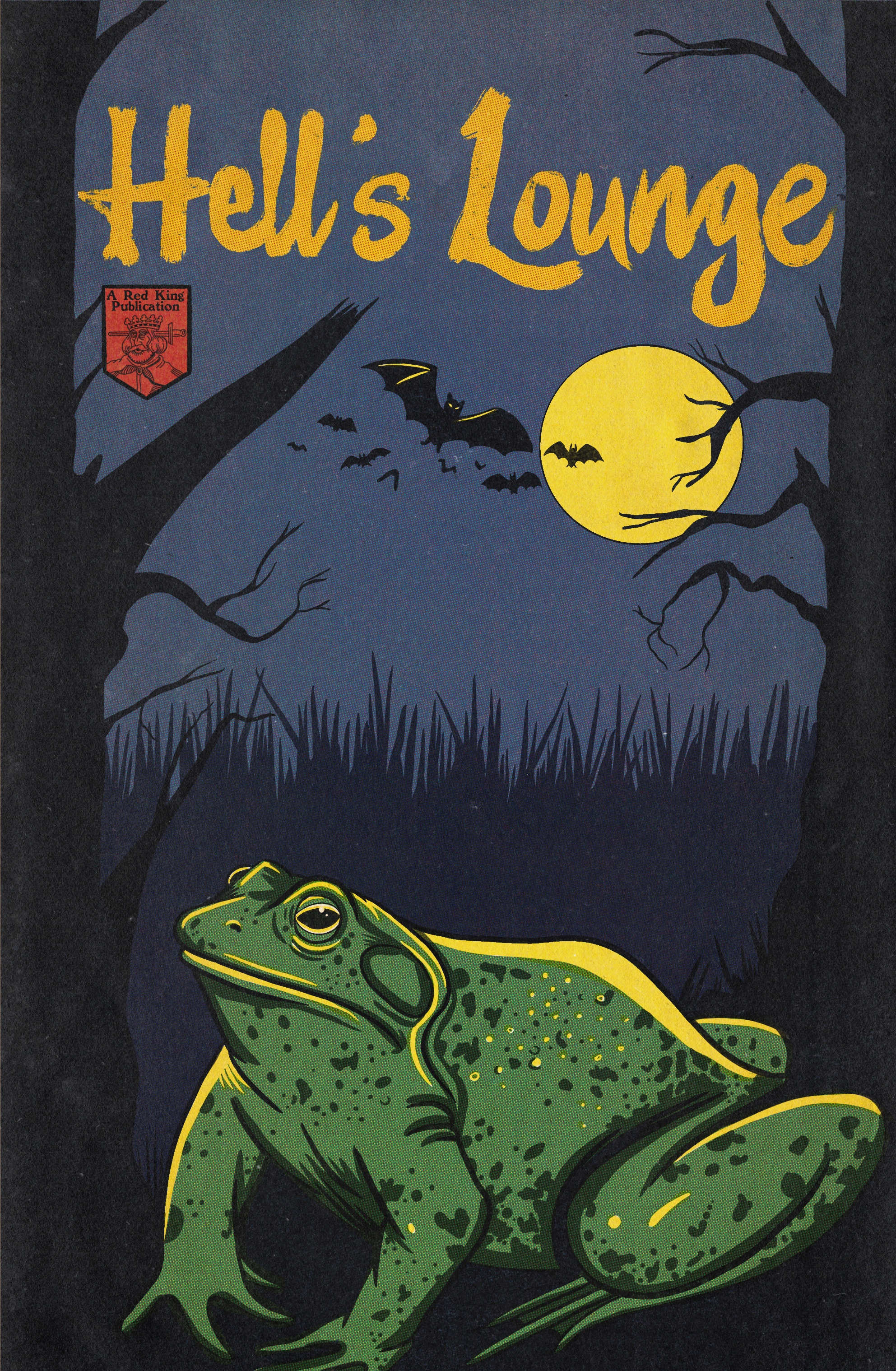 Hell's Lounge — horror comedy comic book by Adam Cherry, 28 pages illustrated in the style of 60s horror comics